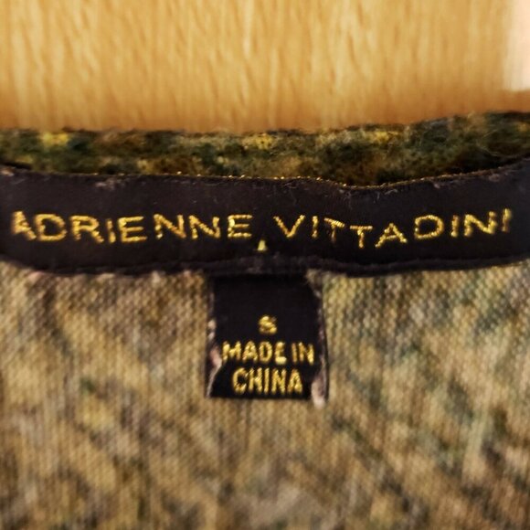 Adrienne Vittadini Womens Abstract Print Thin Sweater Small - Picture 4 of 7